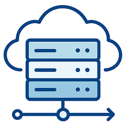 Icône Infrastructures et Cloud