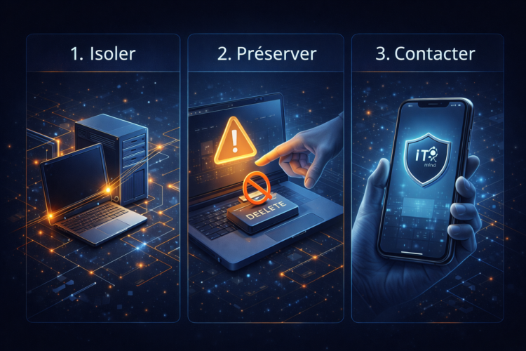 Alerte sécurité : premiers réflexes en cas de suspicion d’incident ou d’attaque